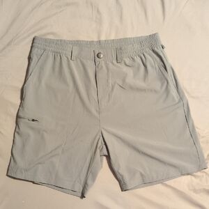 Pinkbomb Gray Mens Quick Dry  Shorts  Elastic Waistband XL